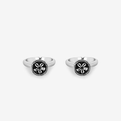 silver toe ring