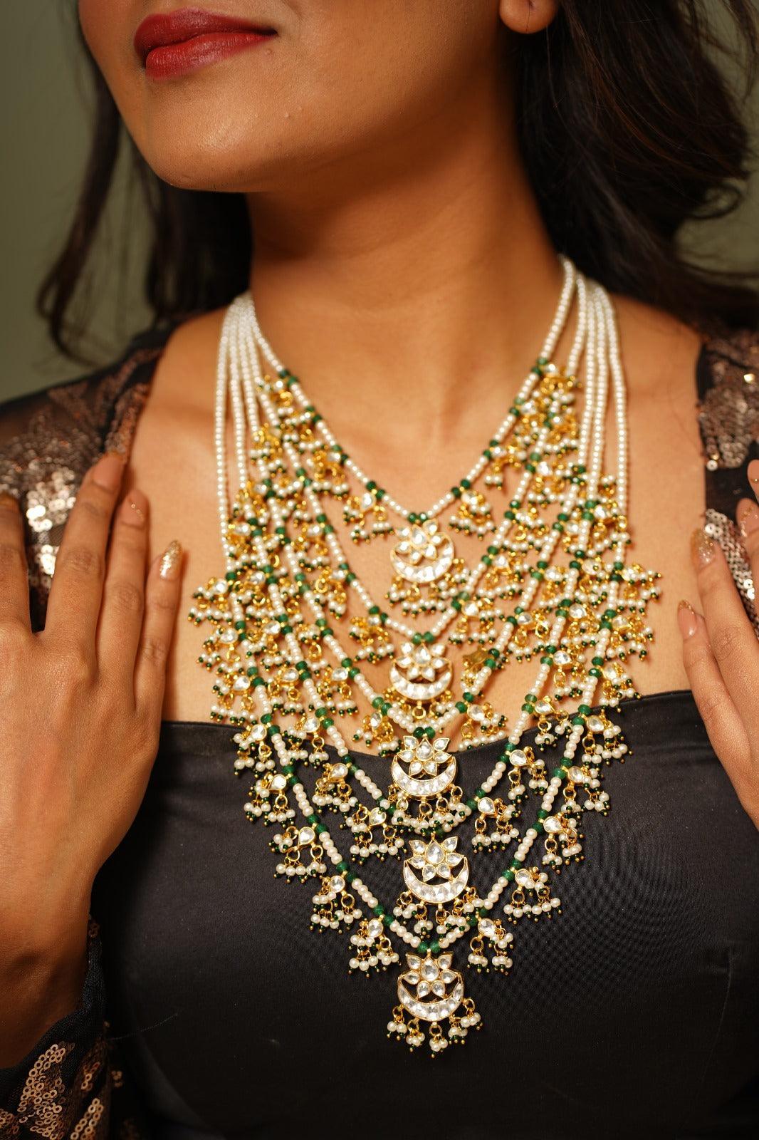 Paneri Paachladaa Raani Haar | Traditional Necklace - Attrangi
