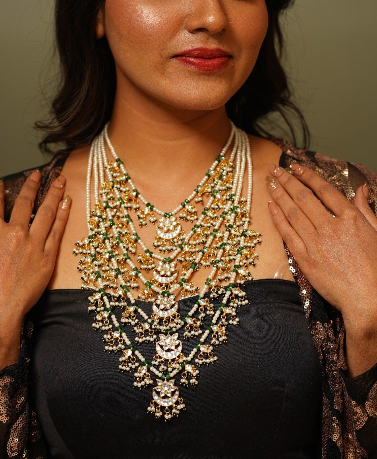 Paneri Paachladaa Raani Haar | Traditional Necklace - Attrangi