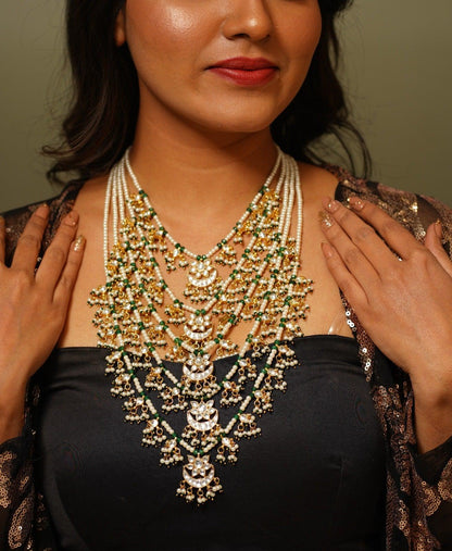 Paneri Paachladaa Raani Haar | Traditional Necklace - Attrangi