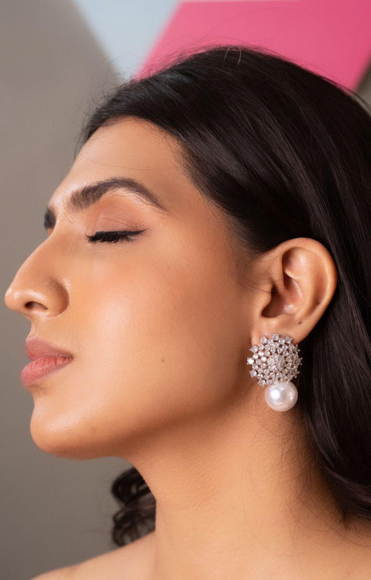 Petite Floral Studs - Attrangi