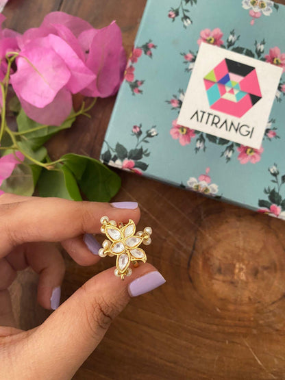 Phool Si Ek Ladki Polki Ring - Attrangi