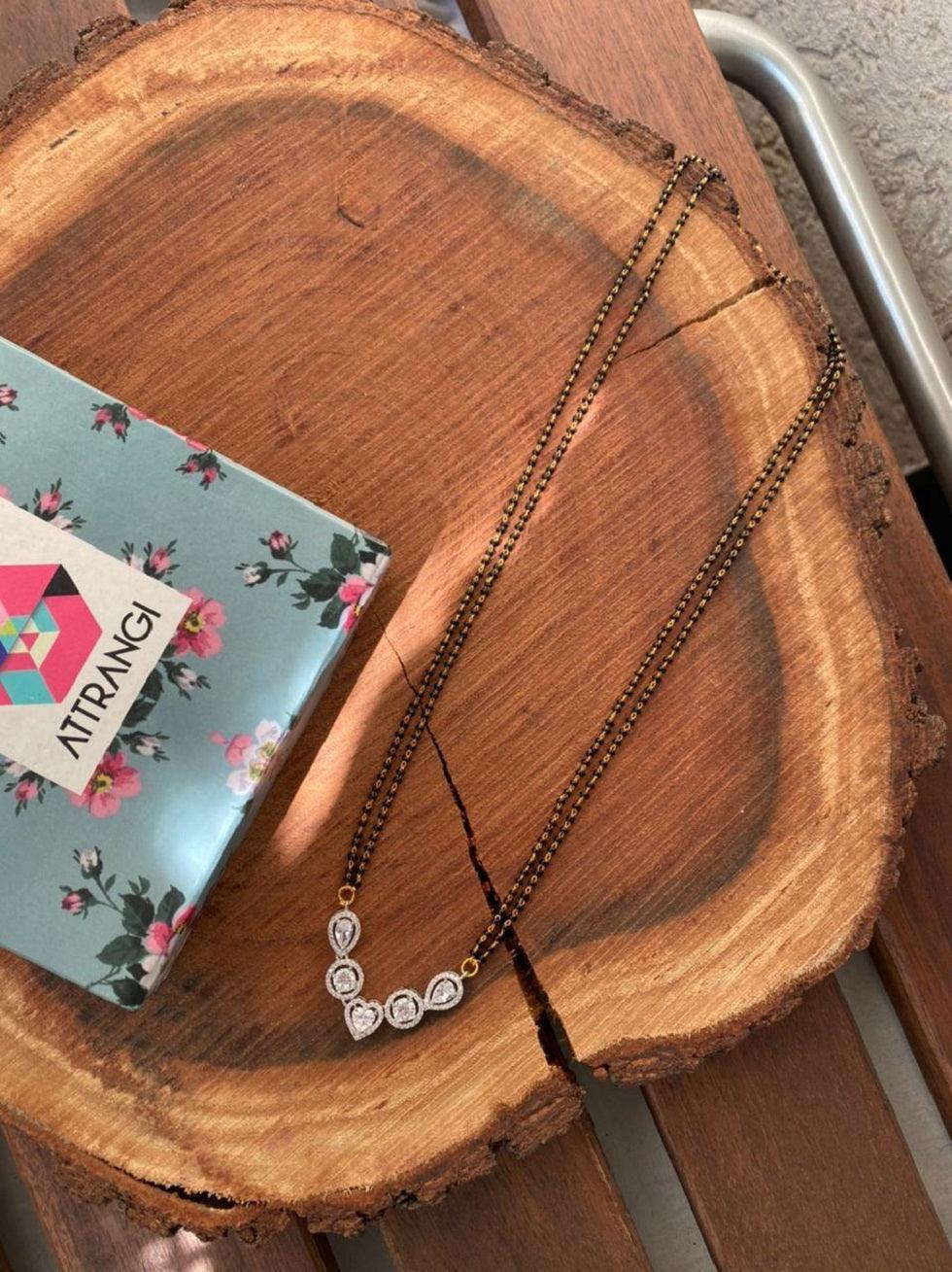 Poly Solitaire Mangalsutra - Attrangi