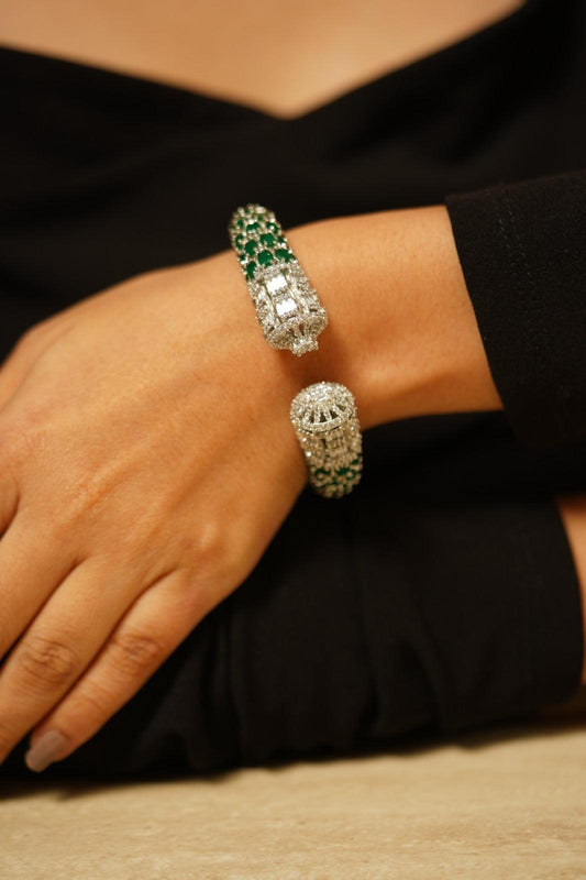 Rachel Diamond Statement Bracelet - Attrangi