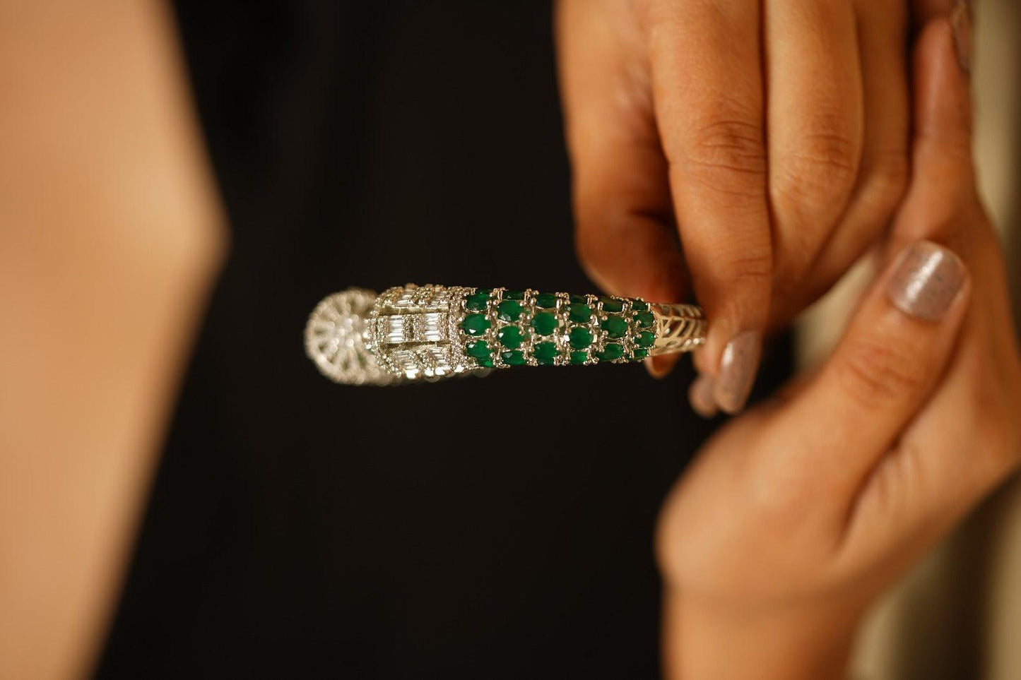 Rachel Diamond Statement Bracelet - Attrangi