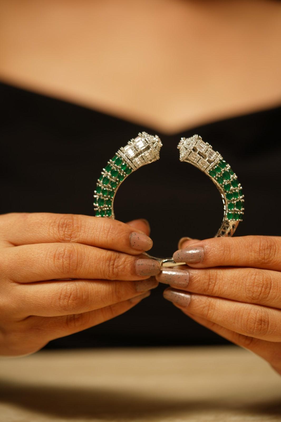 Rachel Diamond Statement Bracelet - Attrangi