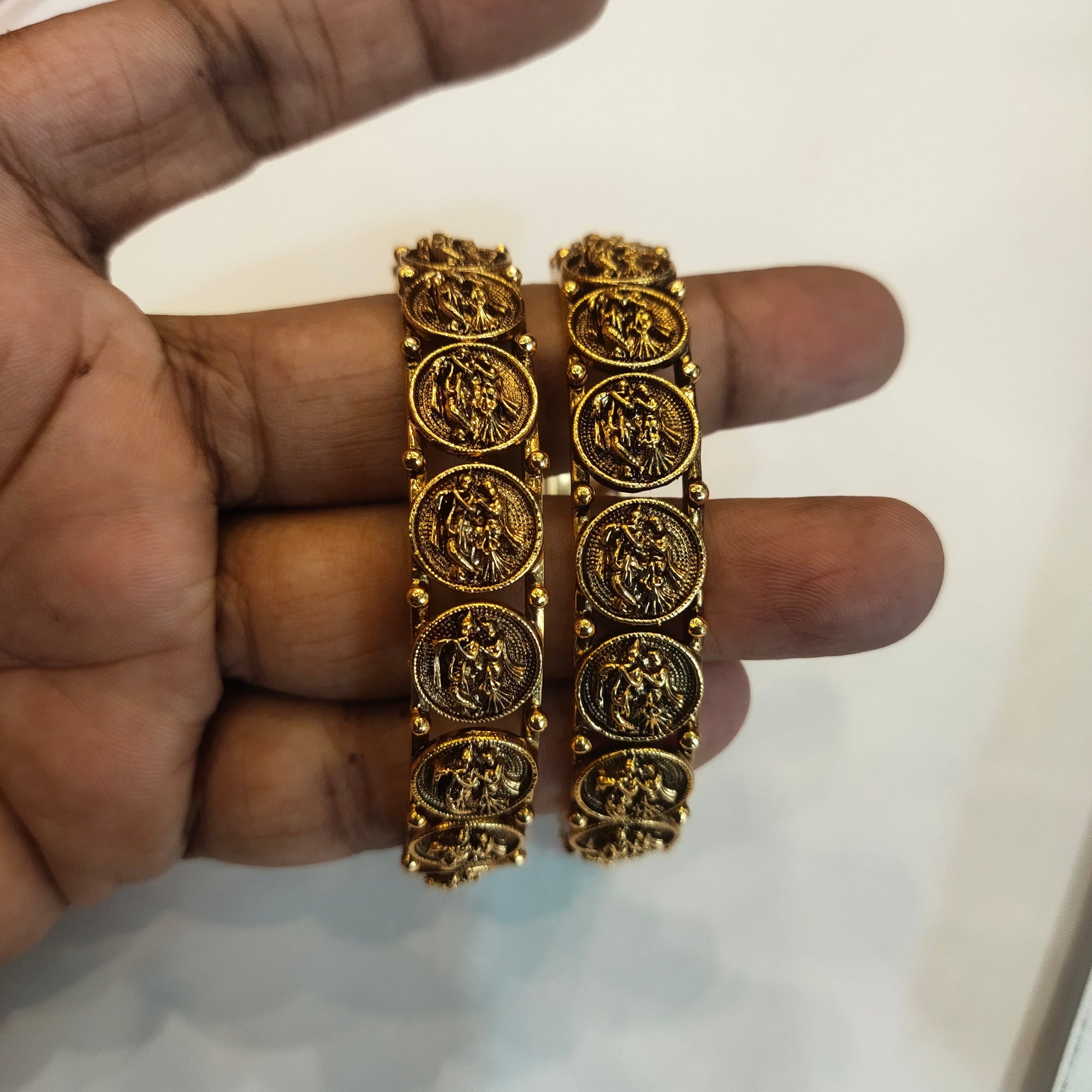 Asp Antique  Nakshi Radhakrishna Bangles