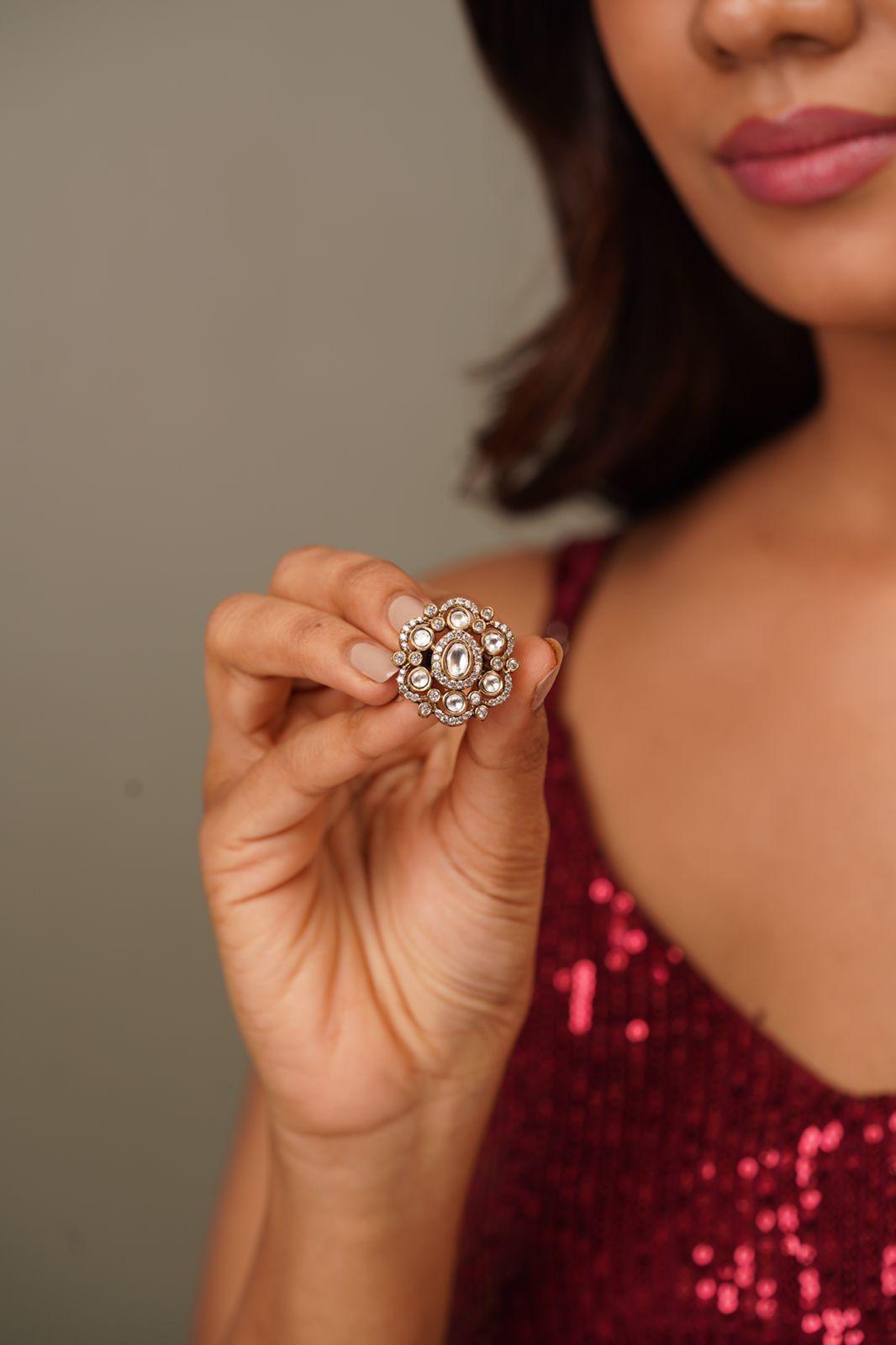 Sasha Antique Gold Ring