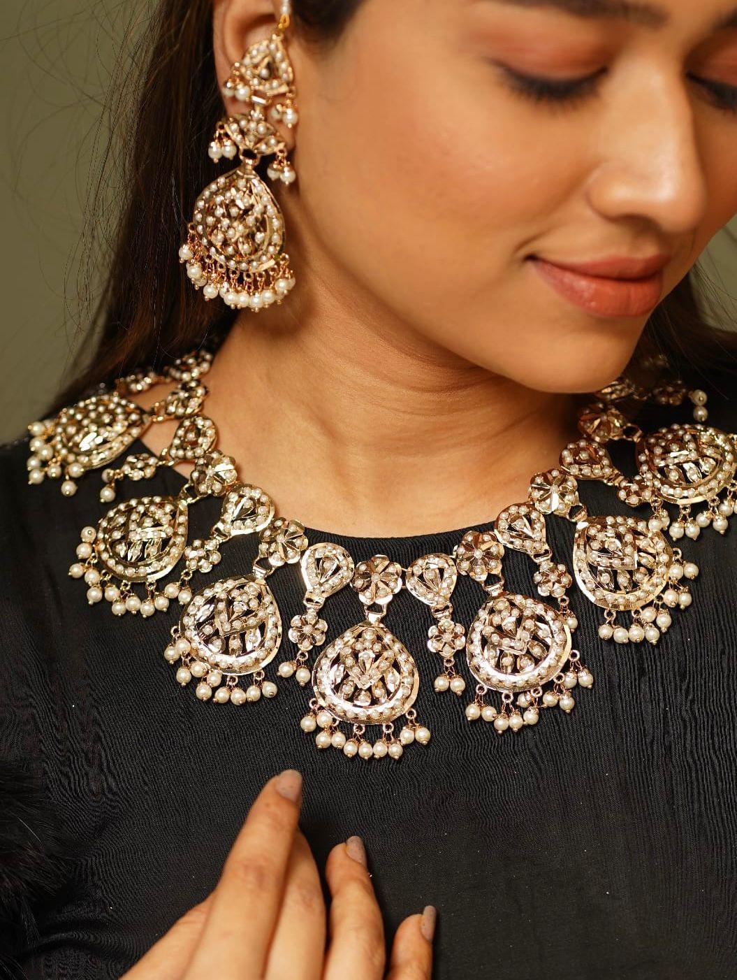 Shifa Jadaau Bridal Pearl Set - Attrangi
