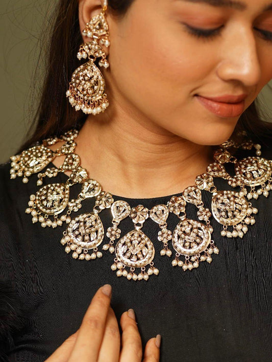 Shifa Jadaau Bridal Pearl Set - Attrangi