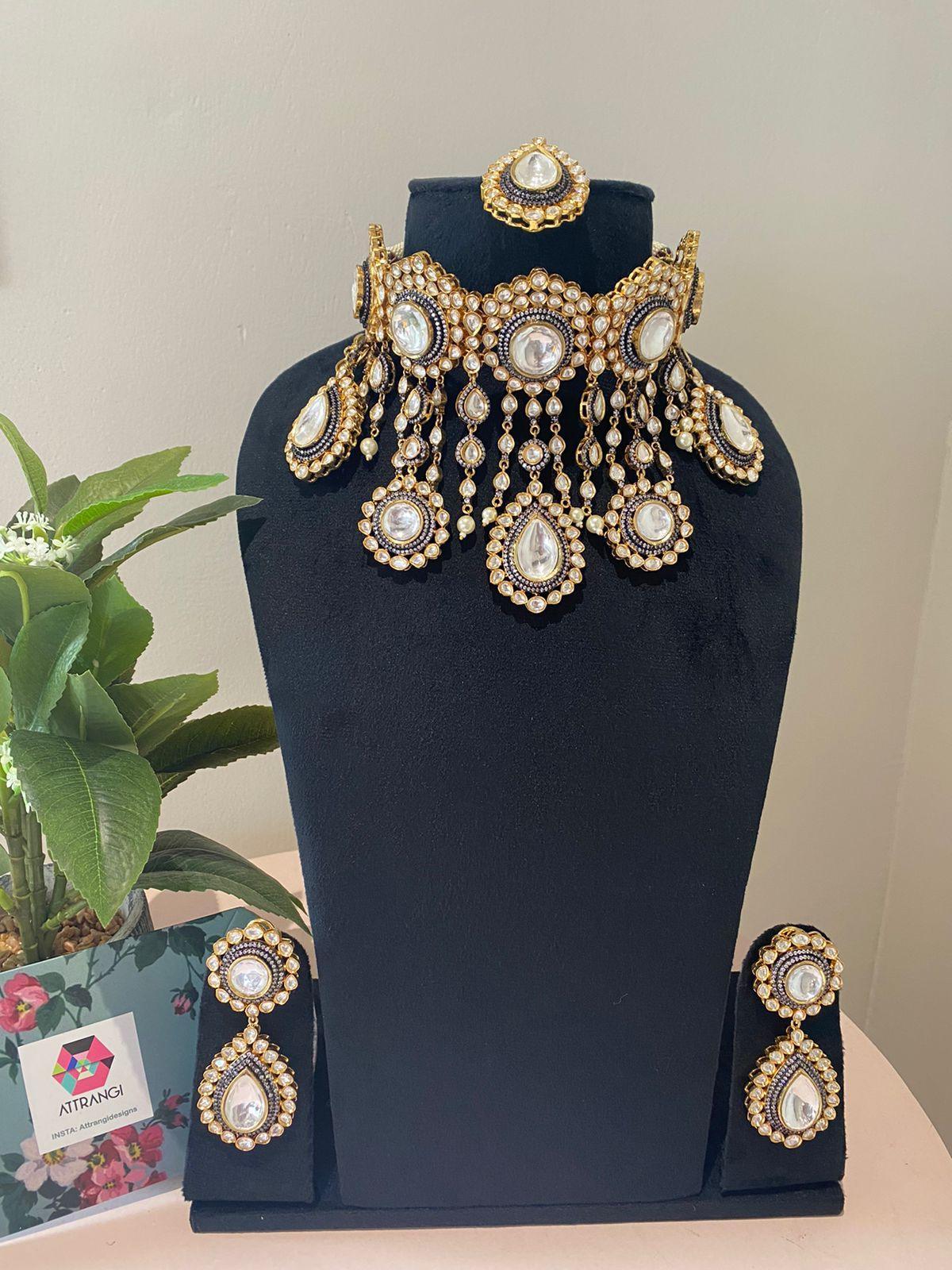 Sifra Bridal Choker Set | Victorian - Attrangi