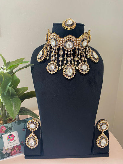 Sifra Bridal Choker Set | Victorian - Attrangi