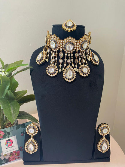 Sifra Bridal Choker Set | Victorian - Attrangi