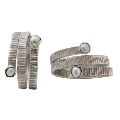 Set Of Three Silver Toe Rings (3)