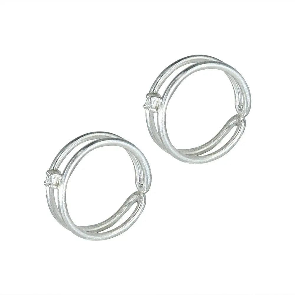 Silver toe ring
