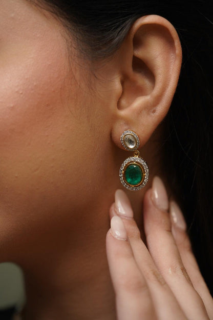 Simar Uncut Diamond Choker Set - Attrangi