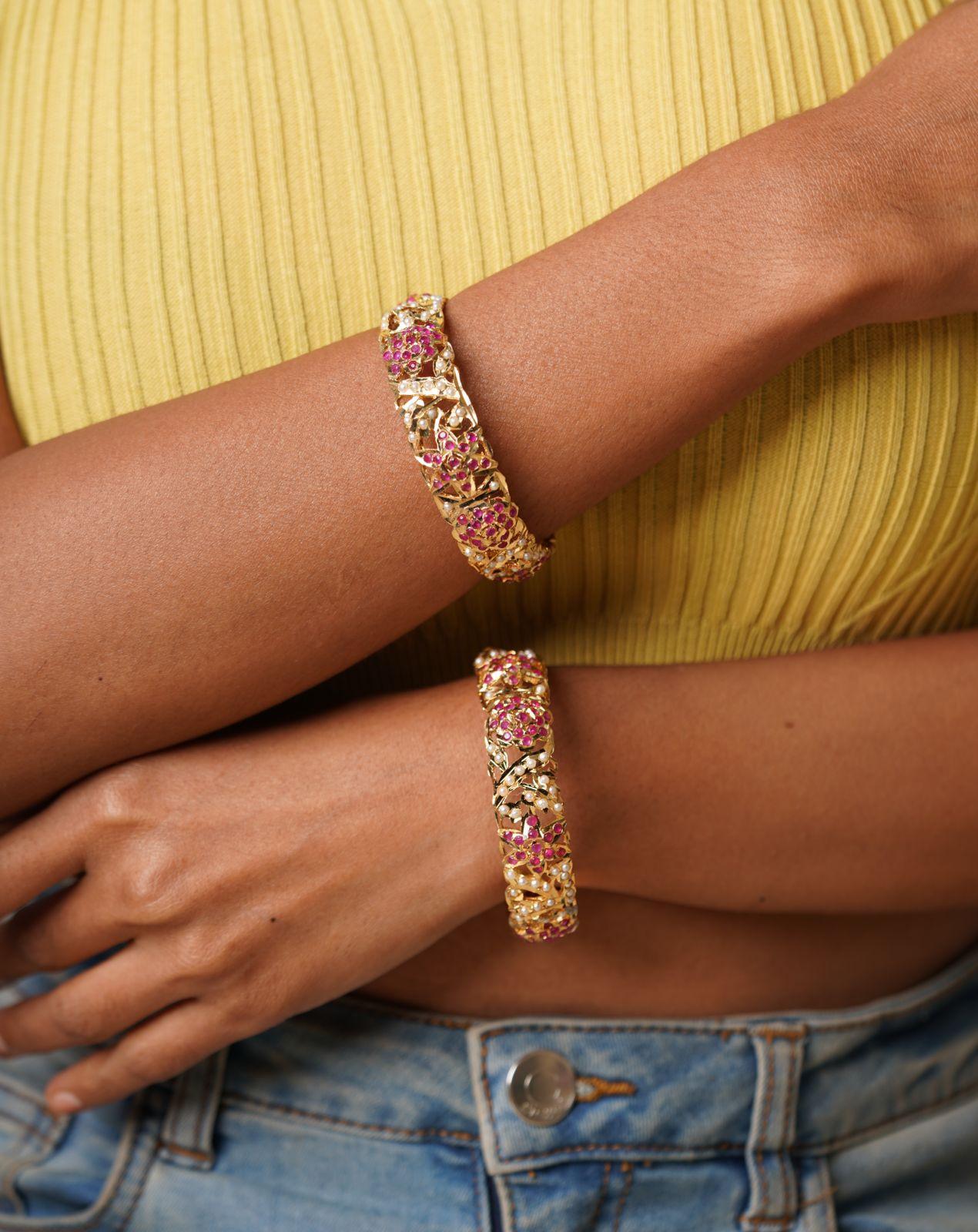 Sleek Jadaau Bangle - Attrangi