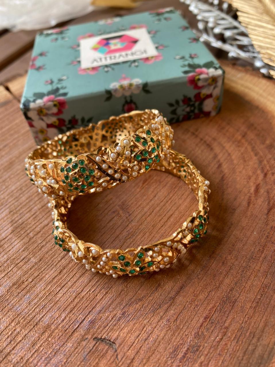 Sleek Jadaau Bangle - Attrangi