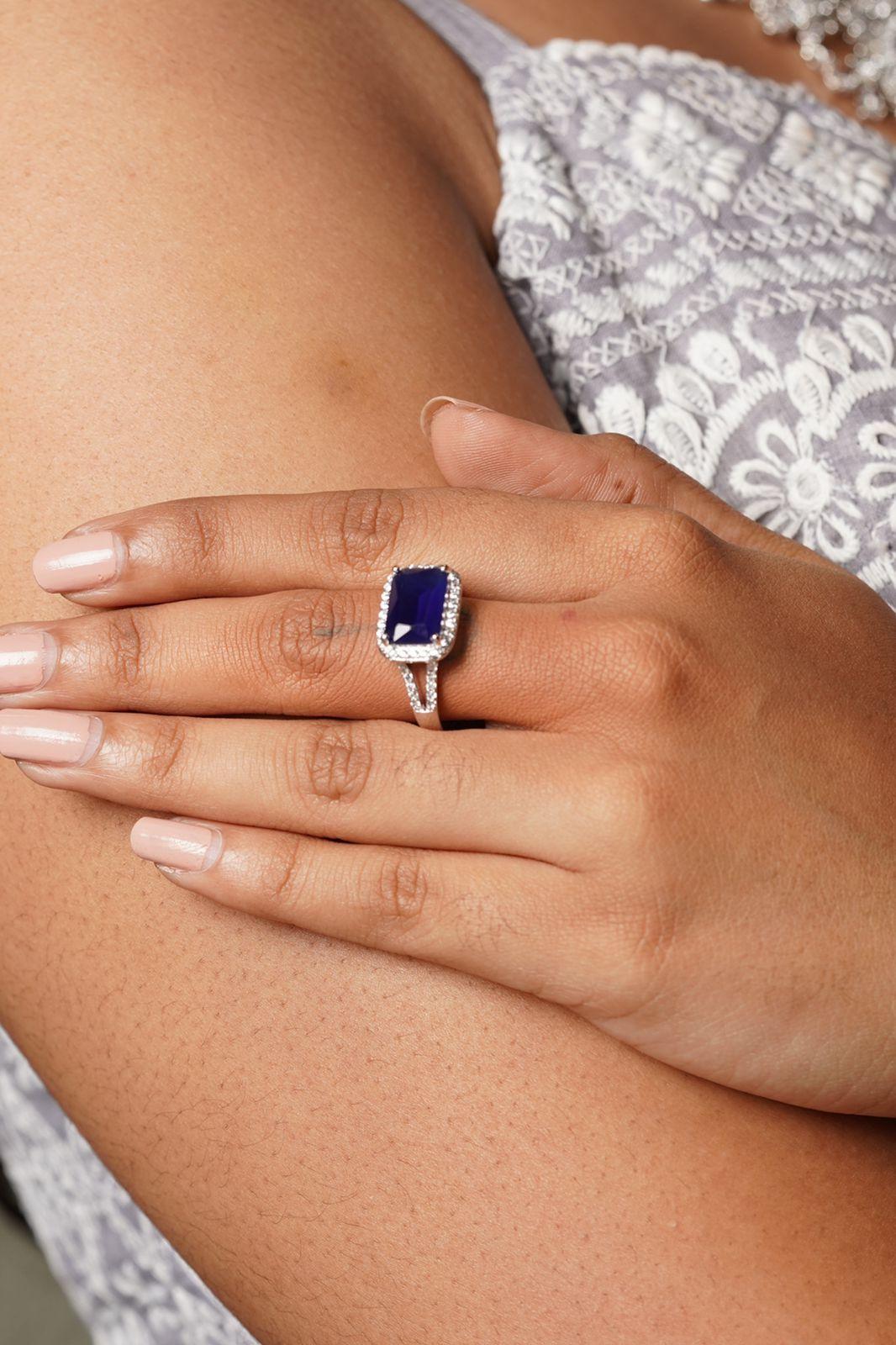 Sleeping Stone Diamond Ring - Attrangi