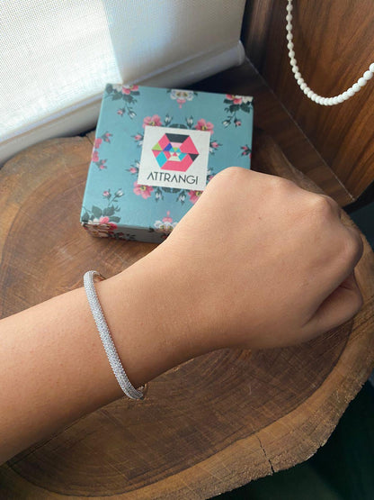 Slim Everyday Diamond Bracelet - Attrangi