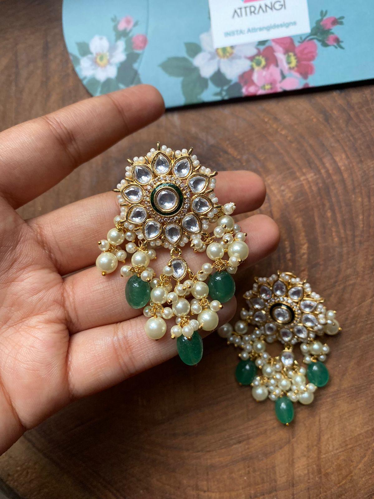 Smriti Polki Choker Set - Attrangi