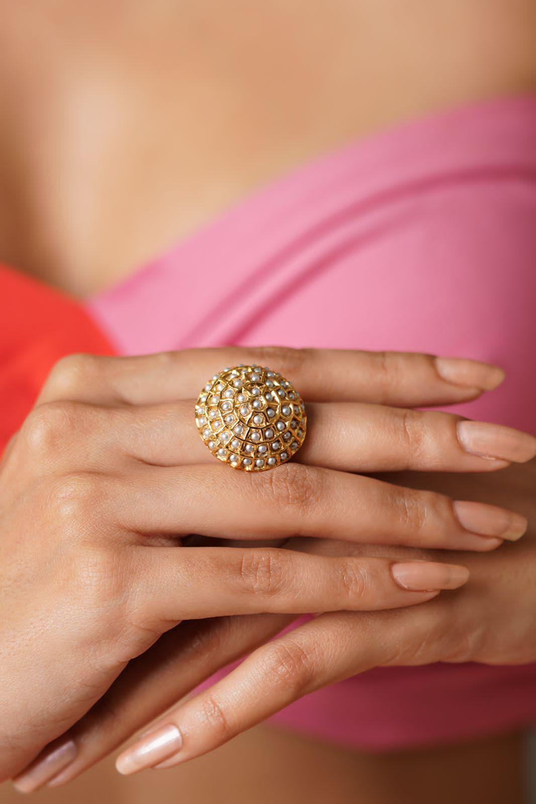 Sona Moti Ring