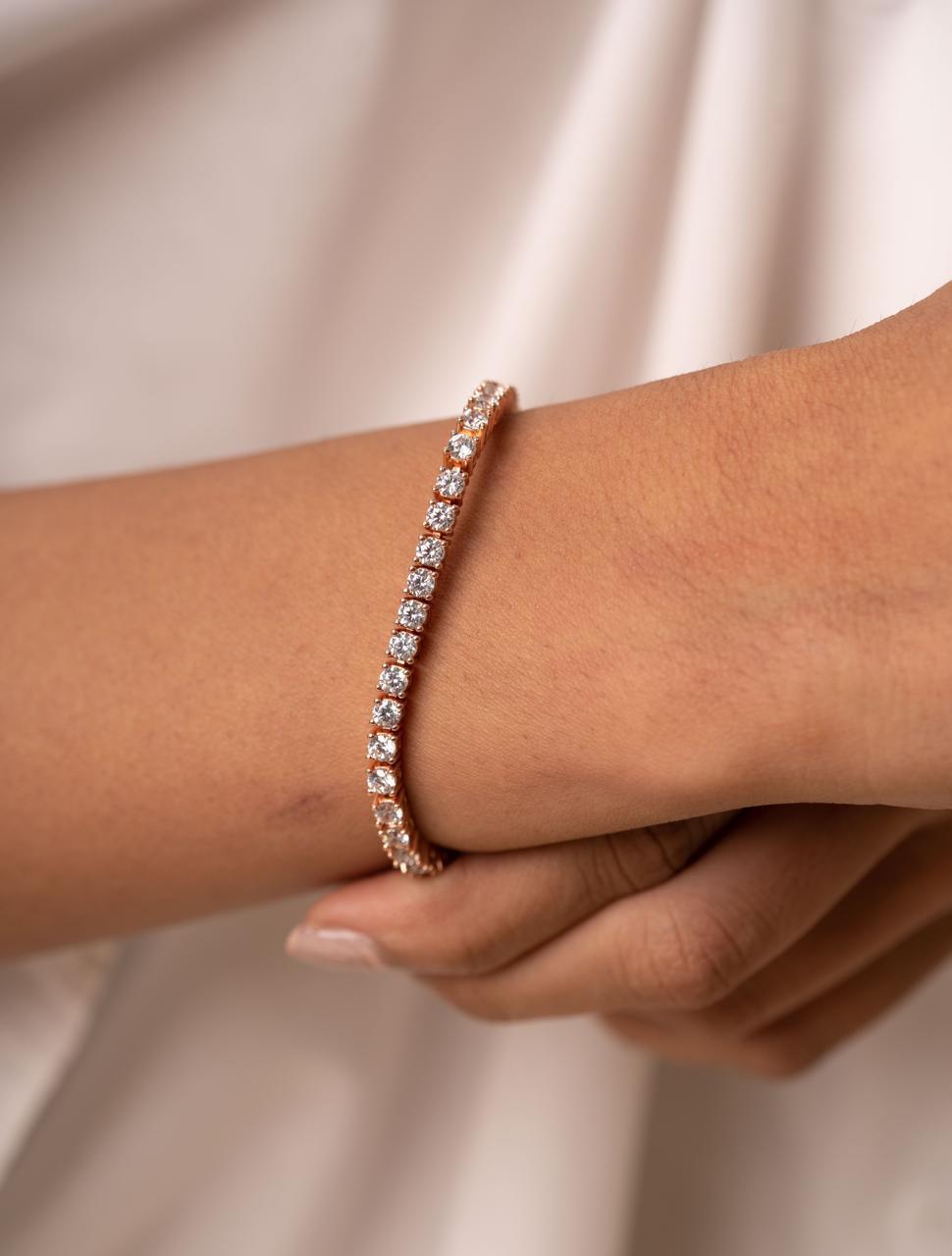 Staple Tennis Bracelet - Attrangi