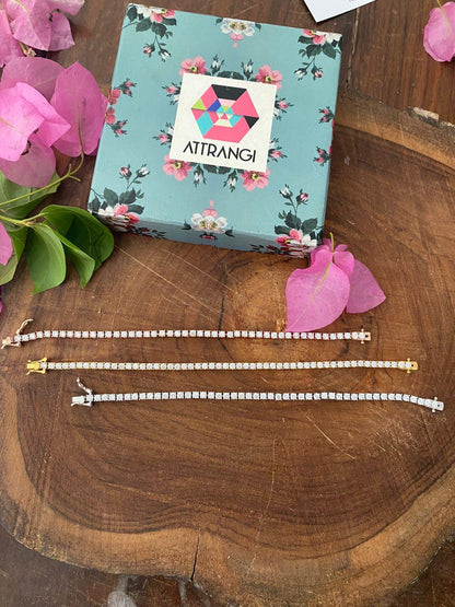 Staple Tennis Bracelet - Attrangi