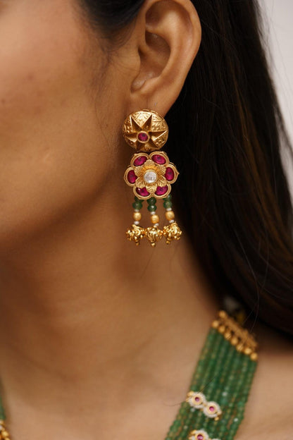Sumitra Multi Layered Necklace Set | Sone pe Suhaga Collection - Attrangi