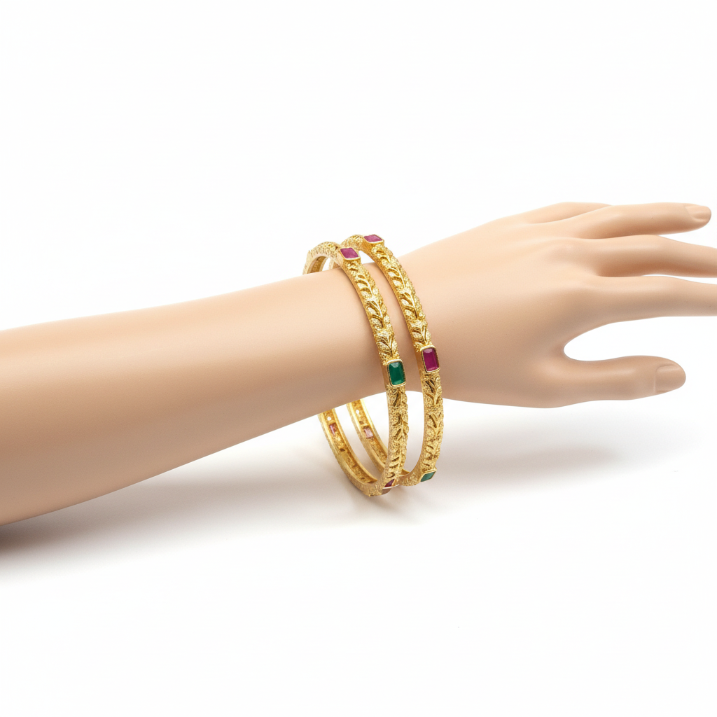 Temple Bangles Mannequin Display
