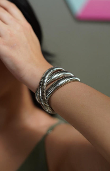 Treeda Gold Chunky Western Bracelet - Attrangi