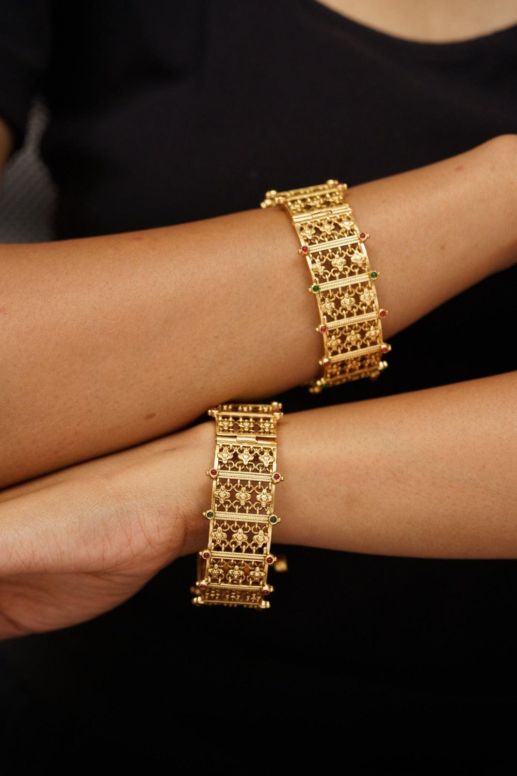 Trishira Gold Paatla Kada | Sone pe Suhaga Collection - Attrangi