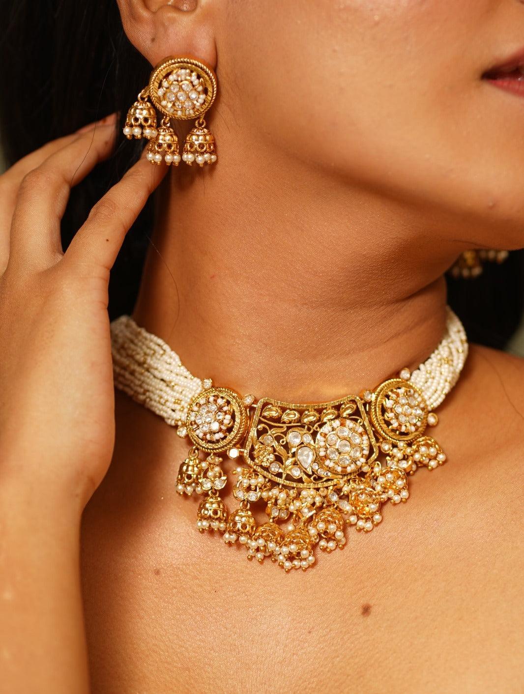 Trishla Gold Polki Set | Sone Pe Suhaga Collection - Attrangi