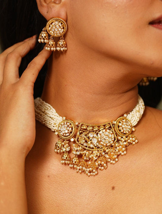 Trishla Gold Polki Set | Sone Pe Suhaga Collection - Attrangi