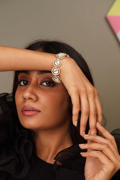 Uncut Diamond Tennis Bracelet - Attrangi