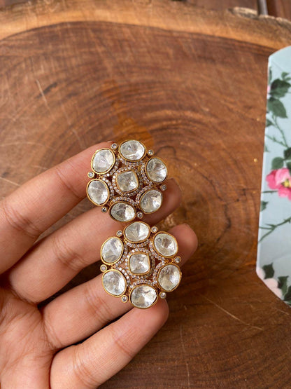 Uncut Polki Studs - Attrangi