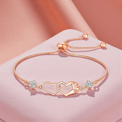 Silver Plated Promise Love Bracelet