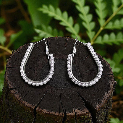 Beaded Hoops: Chic Elegance For Your Ears Drop Earrings bead casuals Ear Rings Earrings ethnic office party Trincket Jewellry Jewelry Jewellery