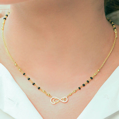 Shimmering Charisma Gold Plated 925 Sterling Silver Mangalsutra